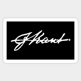 Signature of Immanuel Kant, German Enlightenment Philosopher Sticker